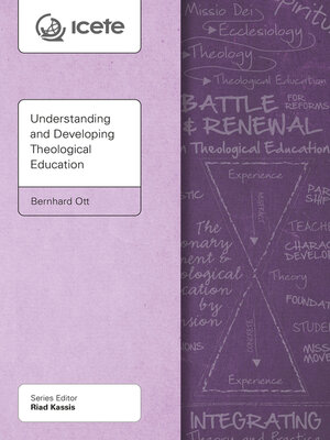 cover image of Understanding and Developing Theological Education